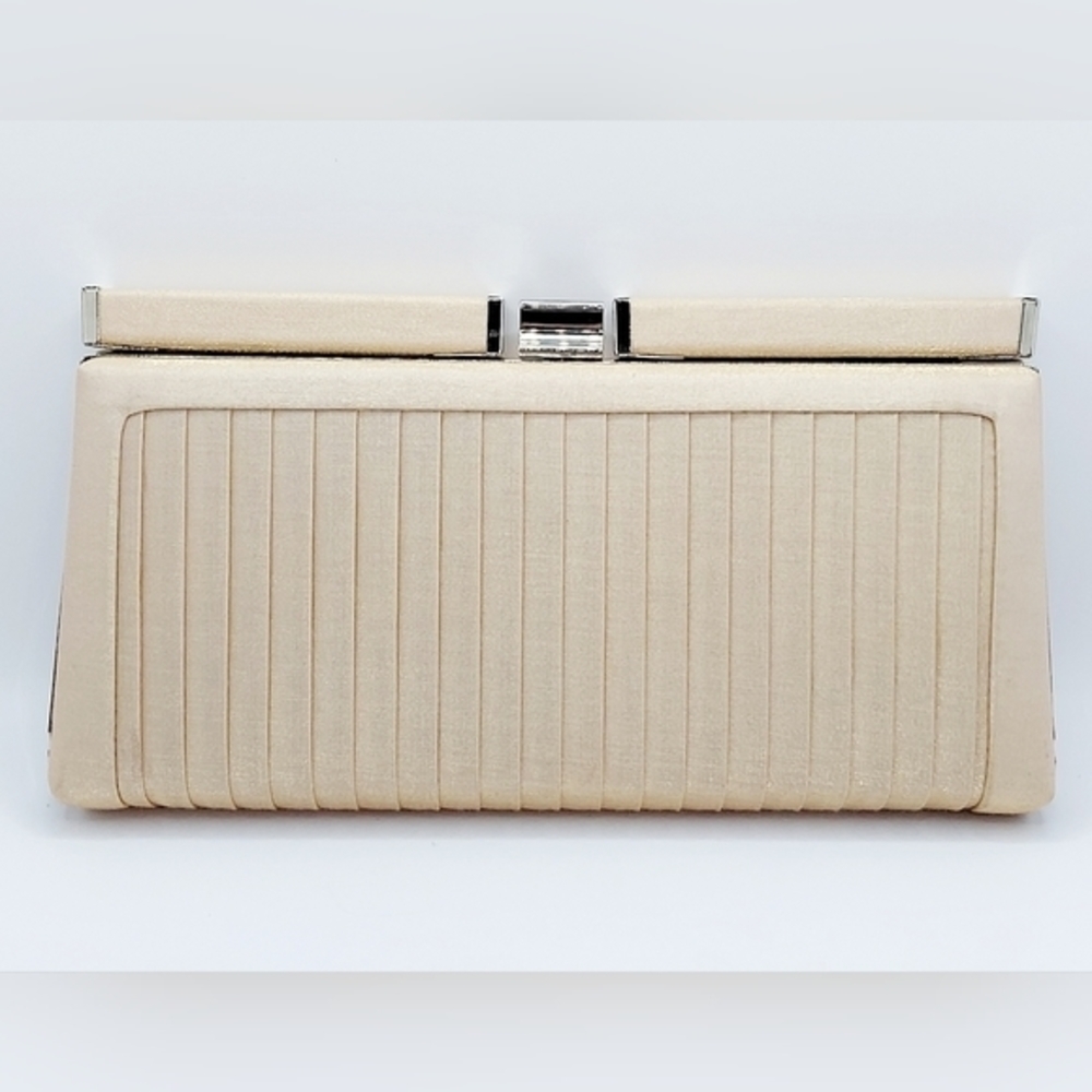 Tan Apt 9 Clutch with shoulder strap